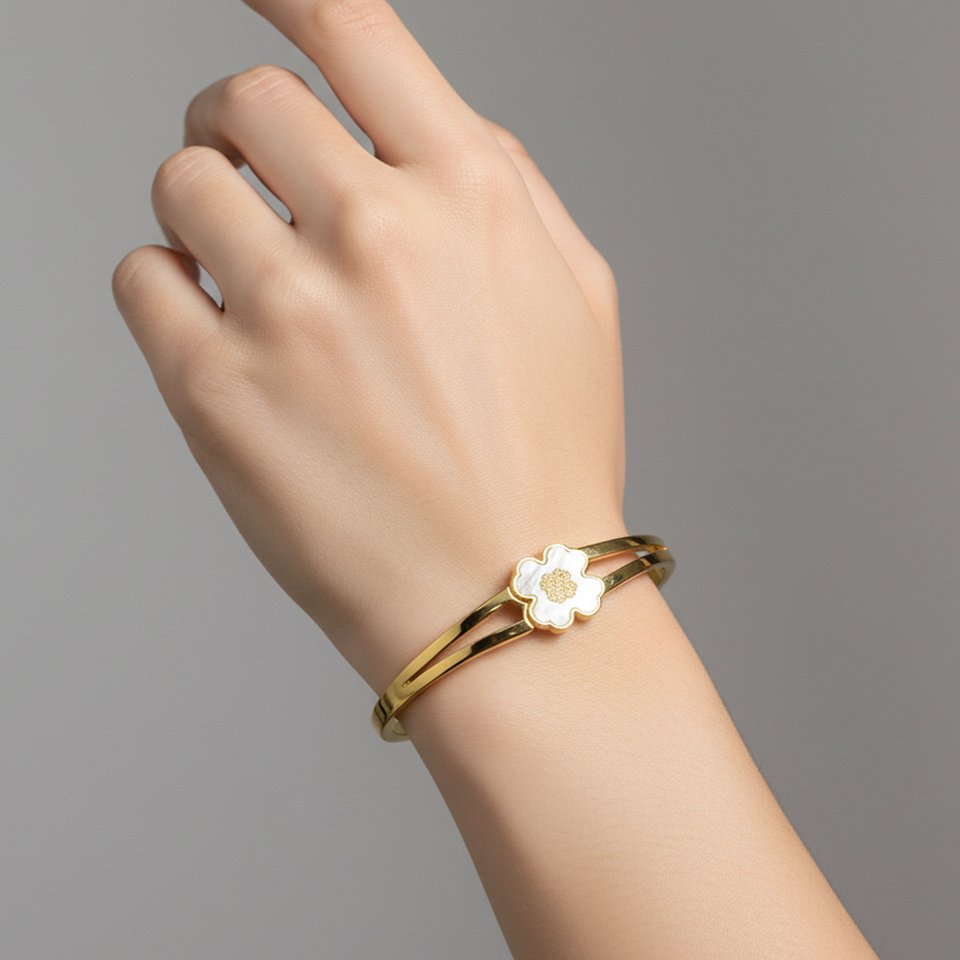 Pearl-Blossom-Bangle_01 Pearl Blossom Bangle - Image 1