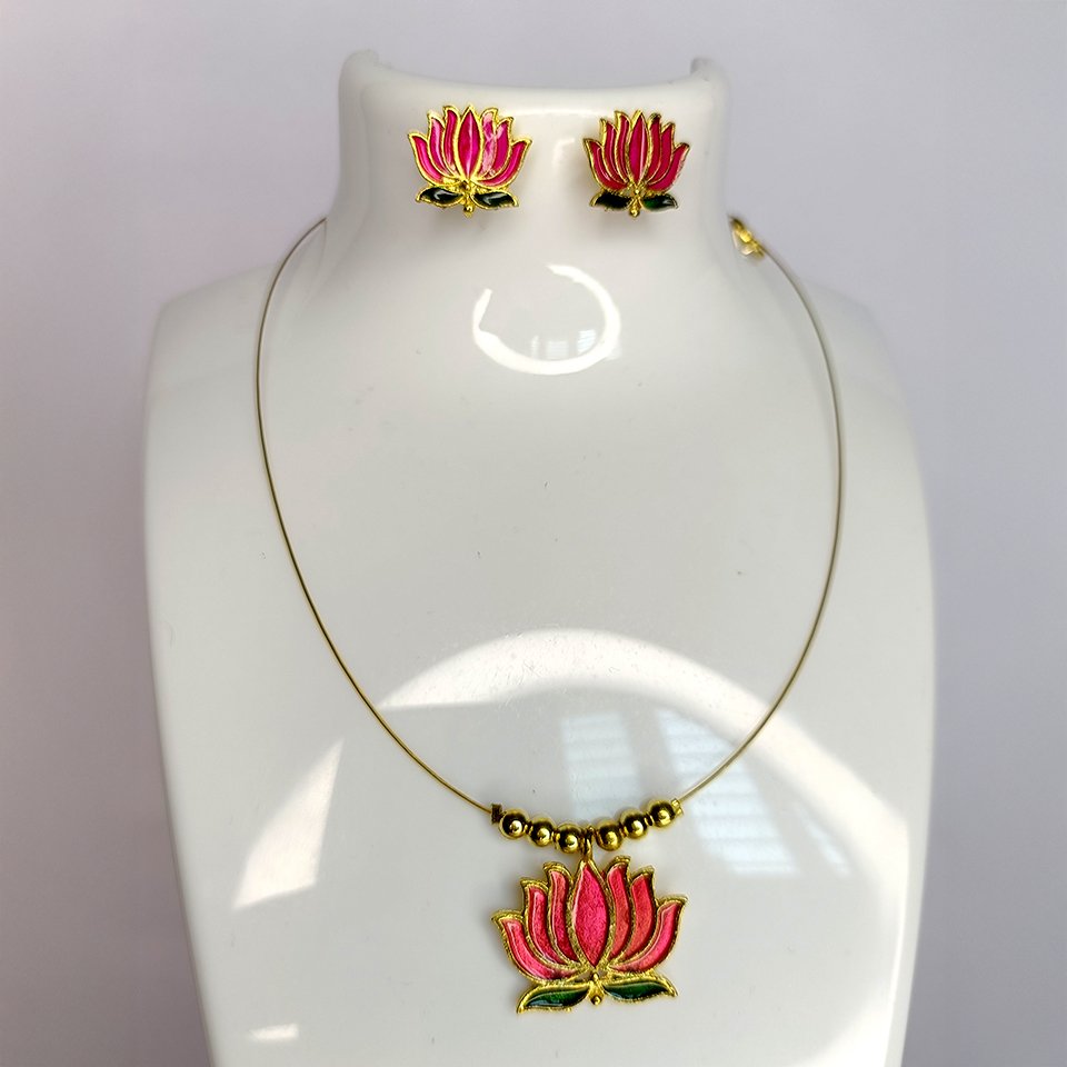 960X960_01 Lotus chain(Pink) - Image 1