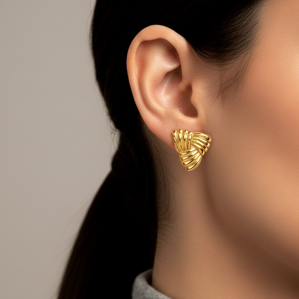 960X960_01 Muse Fold Studs - Image 1