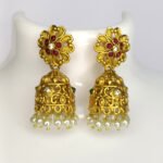 Kanmani Pearl Jhumka - Image 2