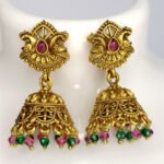 Mayura Ruby Jhumka - Image 2