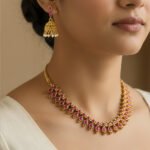 Anarkali Ruby Necklace - Image 3